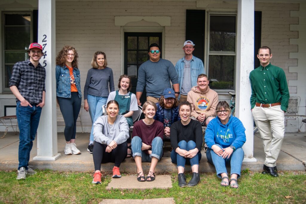 Group photo of Haney’s senior show class