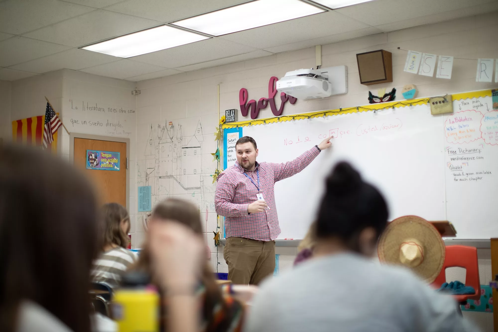 Student in teacher licensure track.